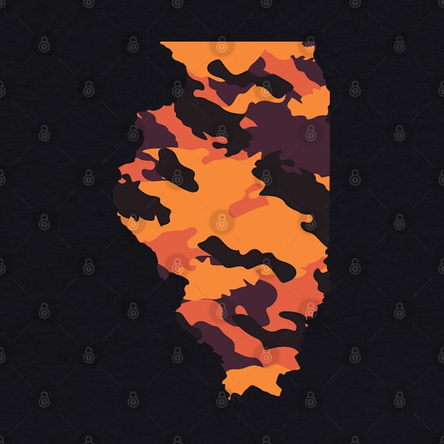 Illinois Camouflage by GreenGuyTeesStore